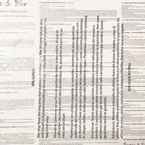 Anthropologie Skincare Viv 24 Days Advent Calendar 222 Anthropologie Poshmark